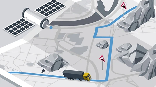 Круїз-контроль із GPS-керуванням: MAN EfficientCruise із PredictiveDrive